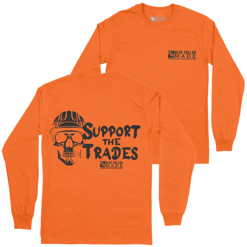 High Viz Support the Trades - Safety Orange