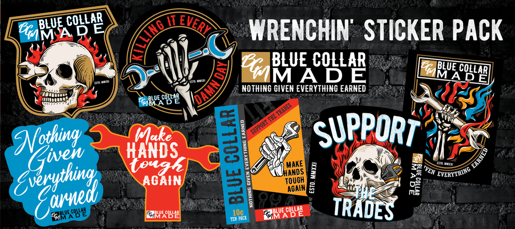 Decals & Stickers – Blue Collar Made