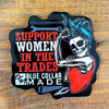Support Women in the Trades Sticker